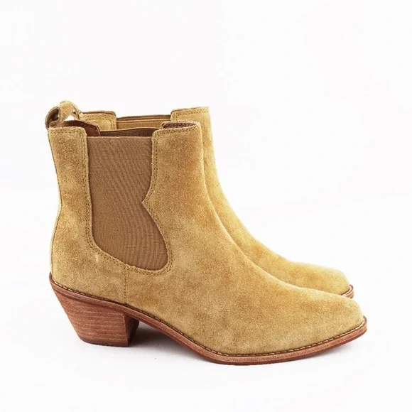 MADEWELL The Watkin Ankle Boots inToffee Suede